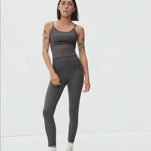 NWT everlane perform pocket legging heather grey